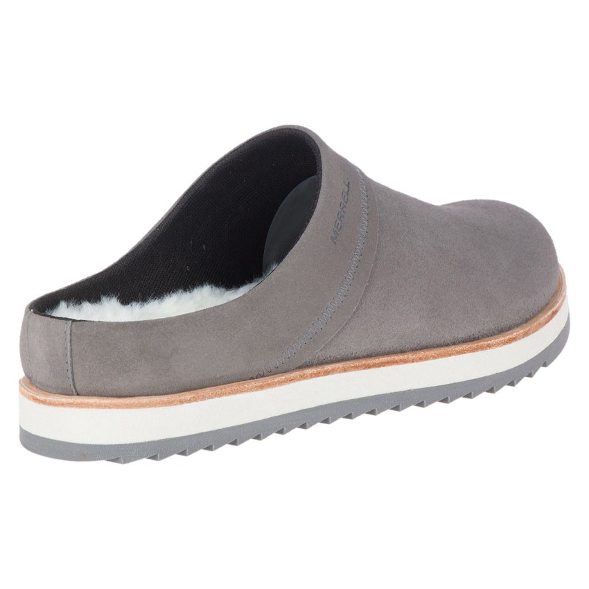 Sabots Merrell Juno Clog Suede Grise Femme | J.B.URRV